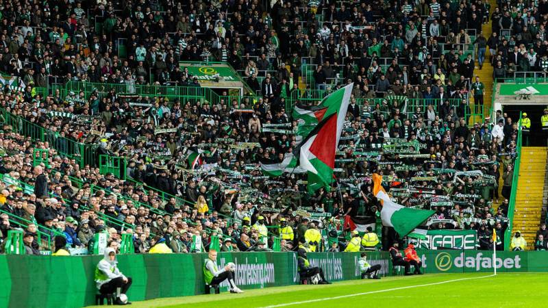 Celtic SUSPEND the Green Brigade from all their matches after ‘serious behaviour issues’ – which include the handing out of thousands of Palestine flags before their Champions League clash with Atletico Madrid against the club’s orders
