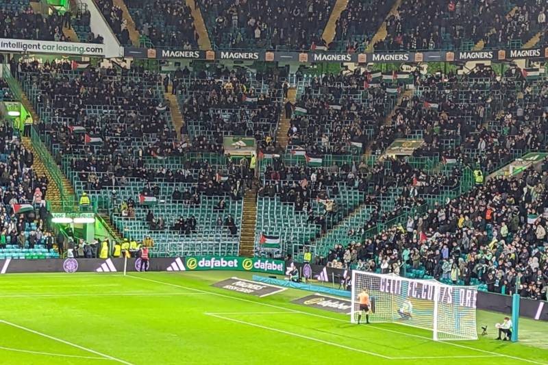 Green Brigade section looking sparse as Celtic ban commences