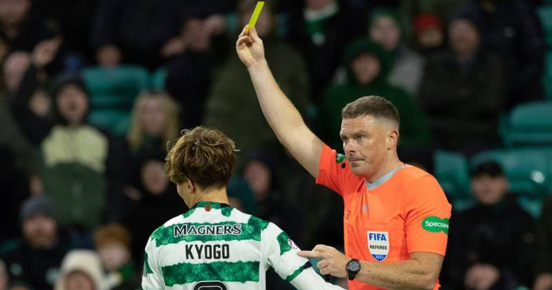 Kyogo booking sparks furious Celtic TV commentary meltdown as John Beaton told he ‘should be embarrassed’