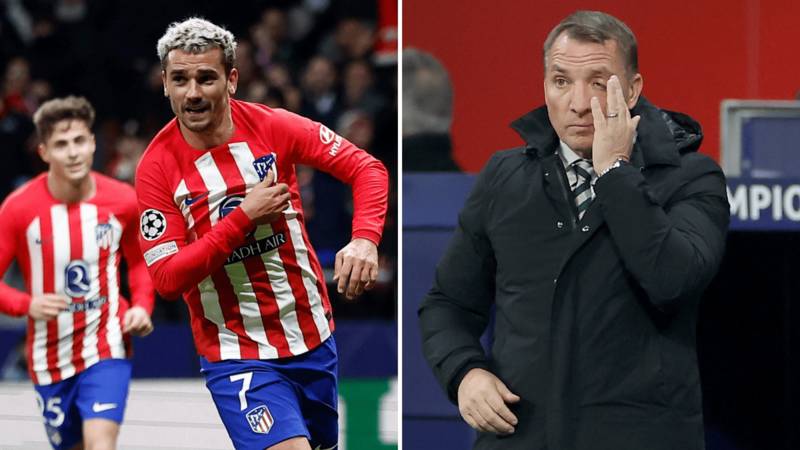 Atletico Madrid 6 Celtic 0 – Rodgers’ side suffer Champions League thrashing as Hoops’ Euro hopes left hanging by thread
