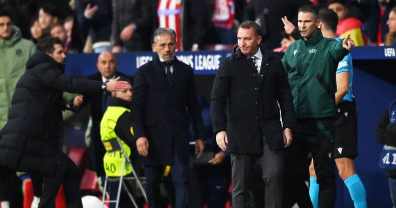 Fuming Brendan Rodgers in Celtic eruption over red card as Daizen Maeda victim of Atletico Madrid ‘dark arts’