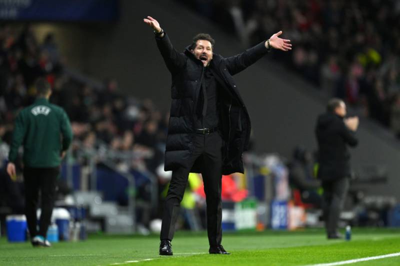 Diego Simeone delivers verdict on heavy Celtic defeat to Atletico Madrid