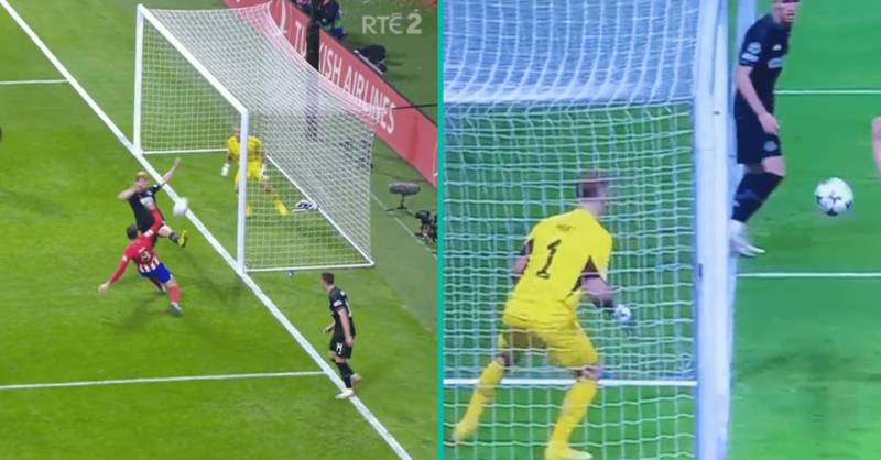 Joe Hart Produced A Baffling Piece Of Goalkeeping In Celtic Loss To Atletico Madrid