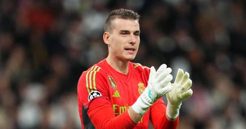 Andriy Lunin Real Madrid transfer latest as Celtic ears prick up over ‘ready to move’ claim