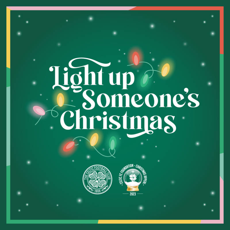Support Celtic FC Foundation’s Christmas Appeal While You Shop