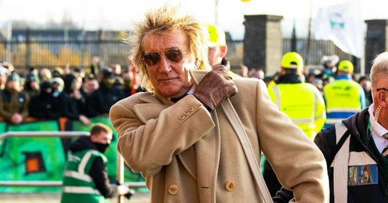 Rod Stewart gives Celtic ultras the finger after hostile welcome to Parkhead