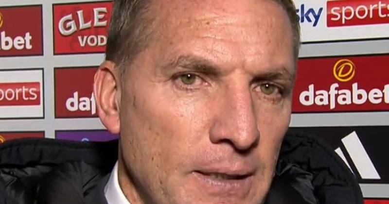 Brendan Rodgers says Celtic’s draw with Motherwell ‘feels like defeat’