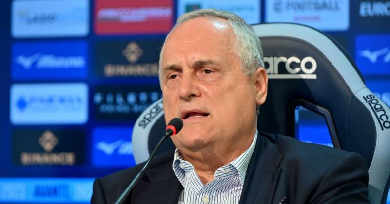 Fuming Lazio president shames toiling Serie A stars ahead of Celtic clash with savage one-liner
