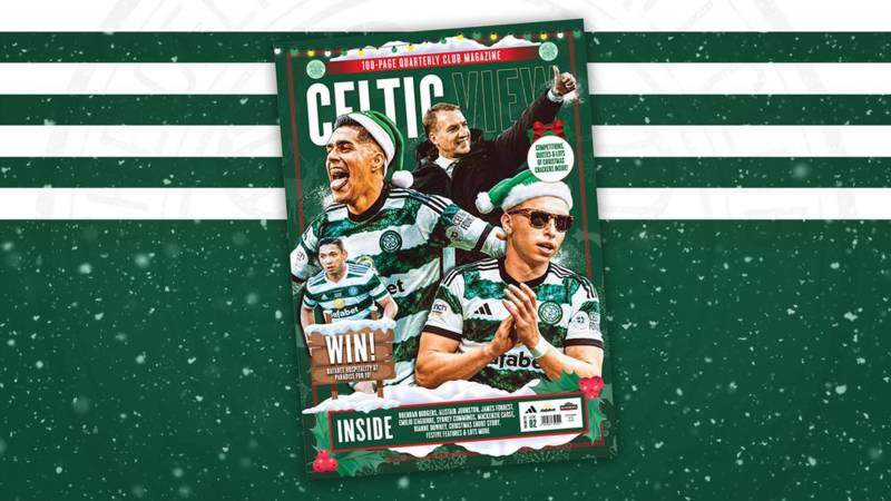 The latest issue of the Celtic View is out this week and it’s a Christmas cracker!