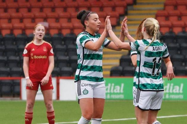Unique Angle from Celtic FC Women’s Record breaking win over Aberdeen