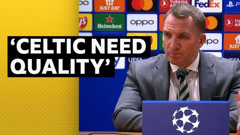 Celtic ‘need to add quality’ for Europe – Rodgers