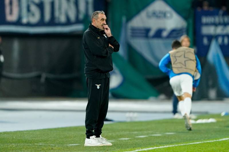 Maurizio Sarri reacts to Lazio dumping sorry Celtic out of Europe after 2-0 Champions League loss