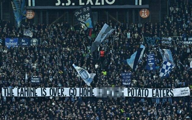 Racist Lazio banner merits severest of UEFA punishments