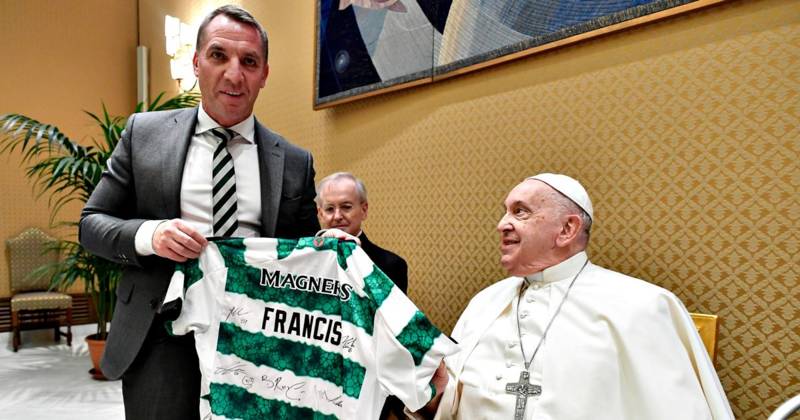 Brendan Rodgers says private Celtic audience with Pope was a ‘life achievement’