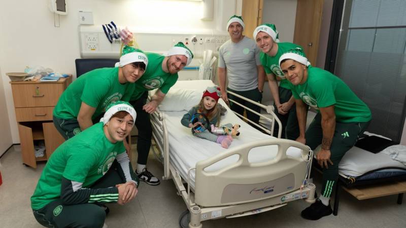 Celtic Squad brings Christmas Cheer to Kids through Annual Hospital Visit