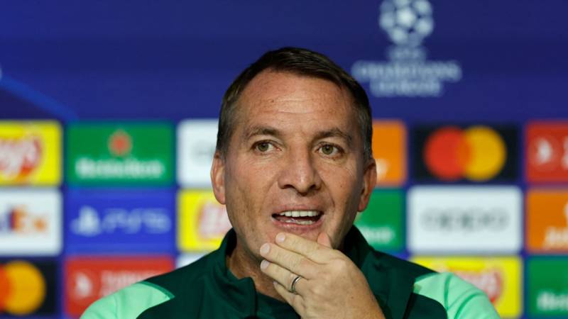 Brendan Rodgers explains why he drops in-form Celtic player