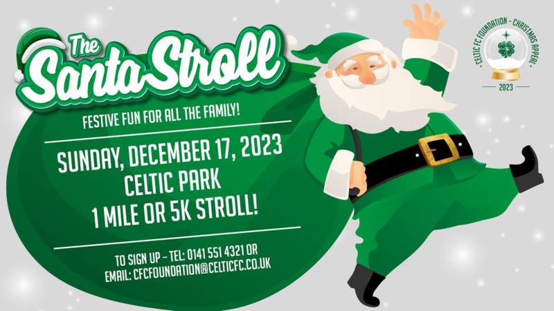 Still time to sign up for the Santa Stroll and support this year’s Christmas Appeal