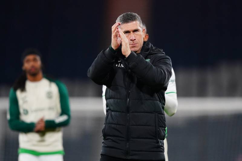 ‘He said’: Hibs manager is fuming after what Alistair Johnston told his players about Celtic’s penalty award last night