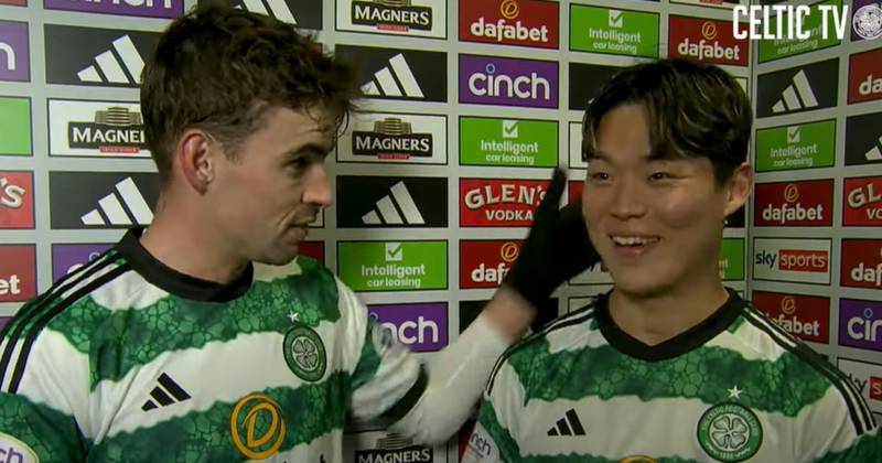 Watch Celtic star Oh Hyeon-gyu’s humble reaction as striker given MOTM surprise