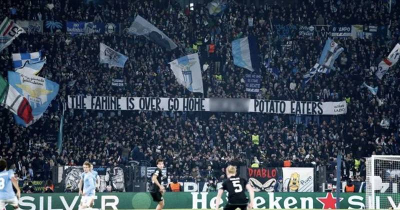 Lazio handed hefty fine for Celtic ‘famine over’ banner and other incidents during Champions League clash