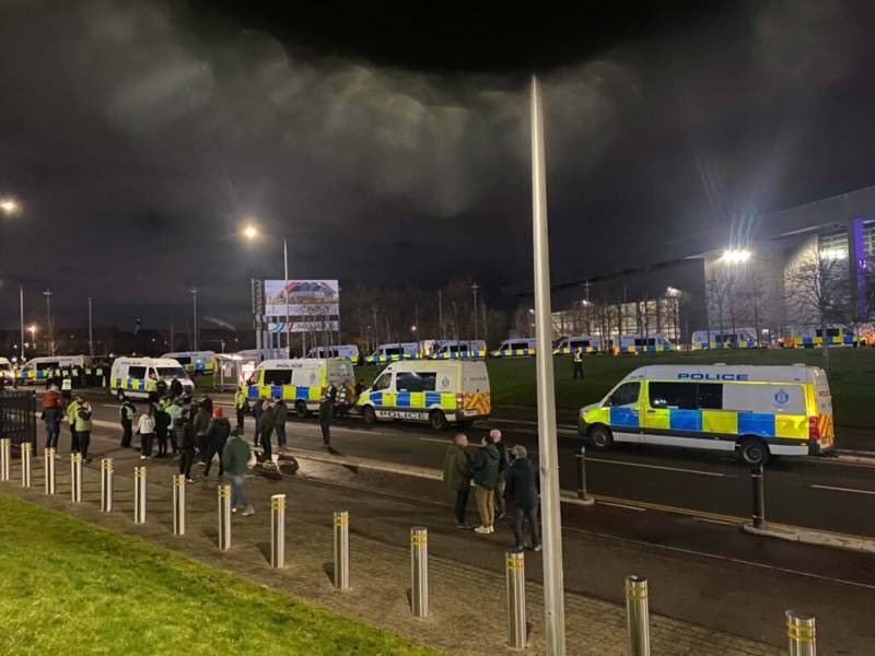 Police Scotland Step in to Prevent Chaos Outside Celtic Park; Feyenoord Ultras