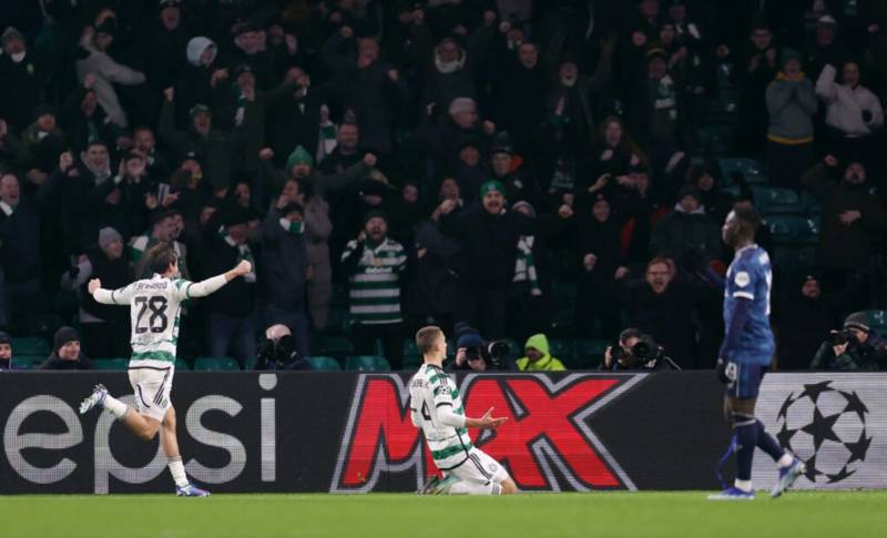 Watch: Crazy Moment Celtic Fan and Gustaf Lagerbielke Embrace