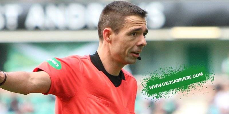 Referee for Celtic’s match against Hearts confirmed