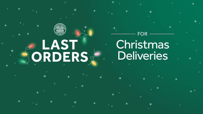 Shop online before 3pm Tuesday for pre-Christmas UK delivery