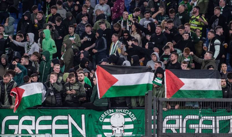 Celtic’s Green Brigade sign ‘code of conduct’ to return to ground after Palestine row