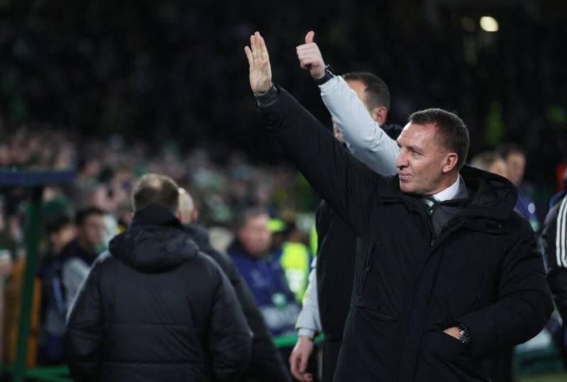 Brendan Rodgers Presented With Signed GAA Jersey At Livingston Match