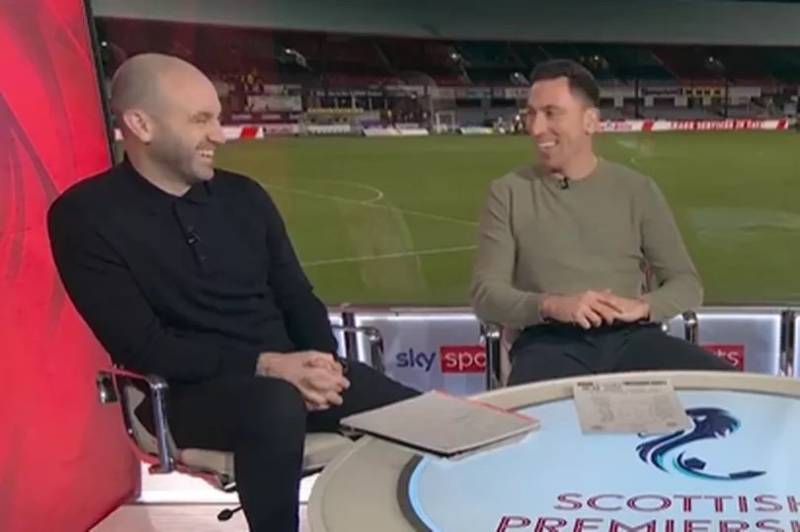 Scott Brown’s Cheeky Glasgow Derby Answer Live on Air