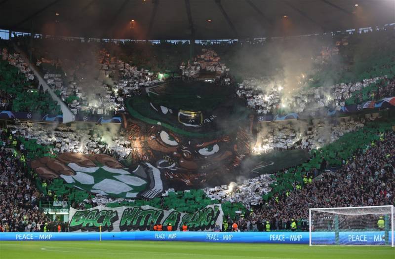 Brilliant aerial video as the Green Brigade return to Celtic Park
