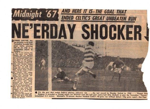 Celtic On This Day – 31st December – David Potter’s Celtic Diary