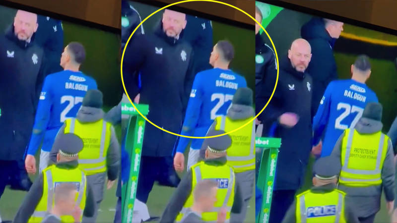 Report: Rangers Player Balogun Faces Lengthy Ban For Spitting At Celtic Fans