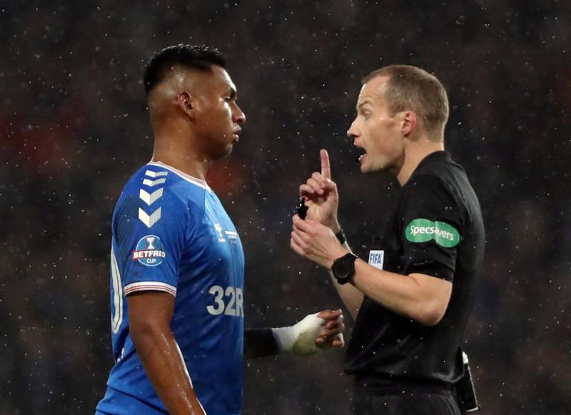 Collum no more! Ibrox bosses demand referee ban after Sima offside decision