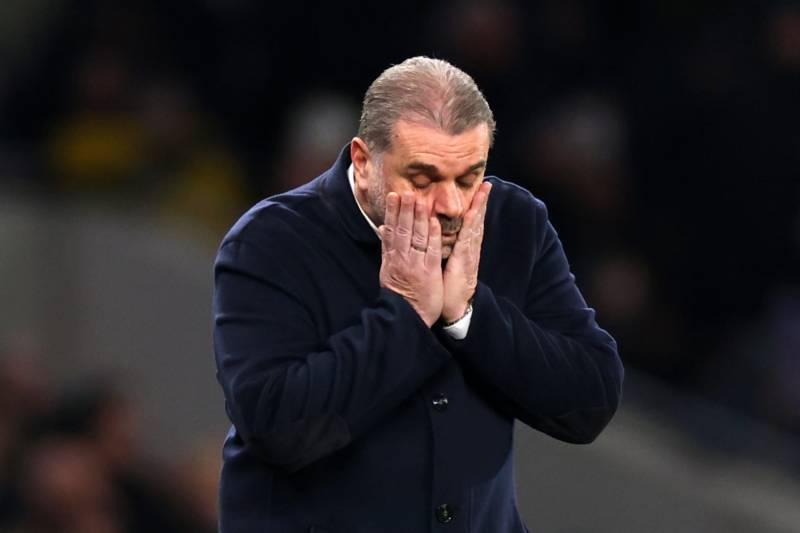 Angry Ange Postecoglou snaps during Spurs post-match presser, Celtic fans will love his cutting reply to reporter