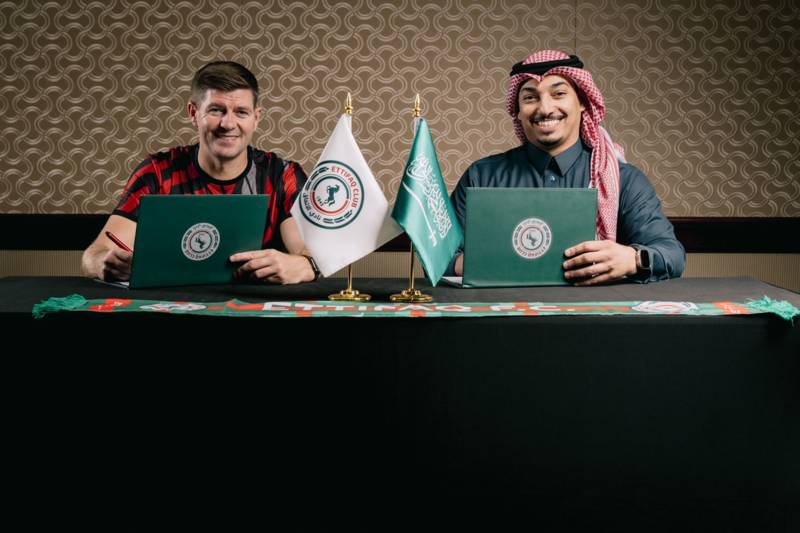 Gerrard sticking with Al-Ettifaq and on-going build