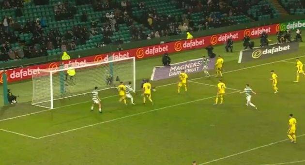 Video: Rocco Vata scores first Celtic goal after great work from Johnston