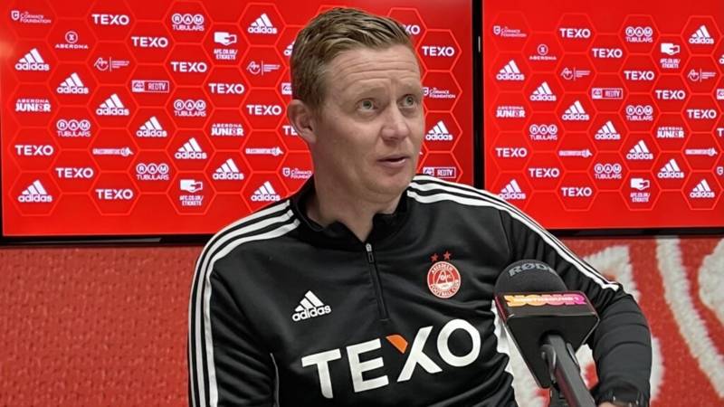 Aberdeen Sack Their Manager Ahead of Celtic Visit