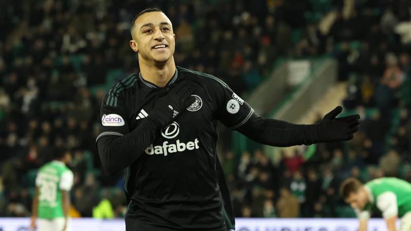 Hibs 1-2 Celtic: Adam Idah scores stoppage time penalty after VAR review as Scottish Premiership leaders restore three-point gap over Rangers