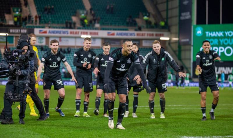 Watch: Adam Idah Celebrates With Celtic Supporters After Penalty Brace