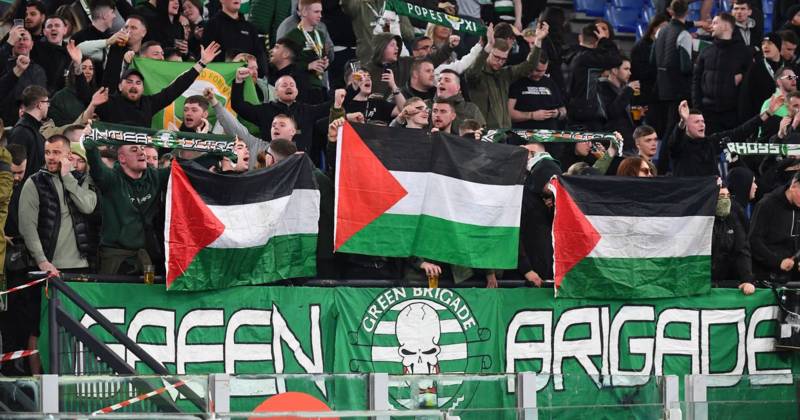 Green Brigade urge Celtic fans to sing Grace in rousing show of support for Palestinians