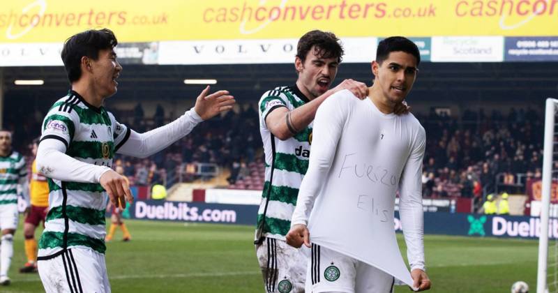 Emotional Luis Palma Celtic celebration message translated as Honduran shows support for pal in a coma
