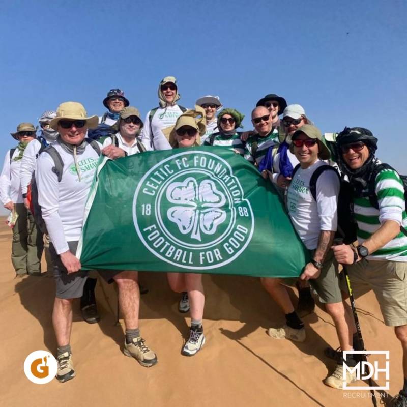 Celtic FC Foundation supporters complete inaugural Sahara Desert Trek