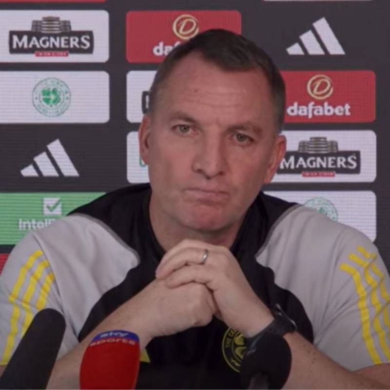 “I Think It’s A Negative Reaction That I Don’t Quite Understand.” – Brendan Rodgers Questions Fan Reaction To Substitution