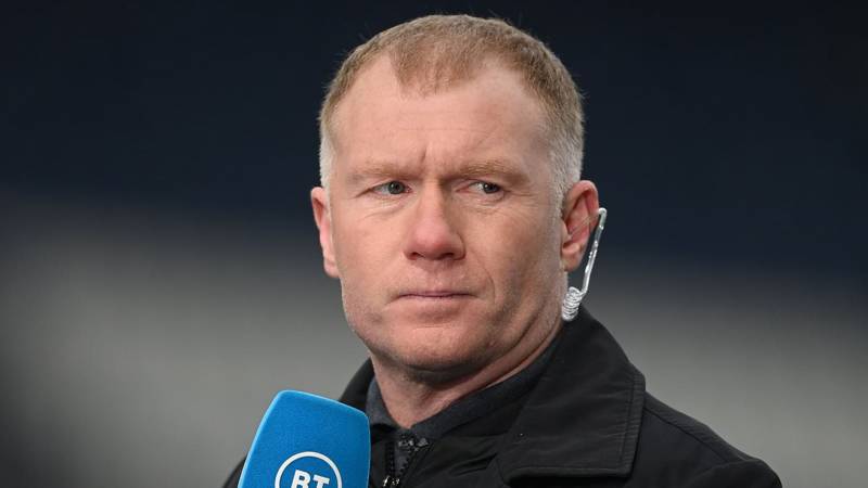 Man United legend Paul Scholes says ‘this world needs to f*** right off’ after reacting to Brendan Rodgers being branded a ‘dinosaur’ over his ‘good girl’ comment. and it looks like he’s posting from the BATH!