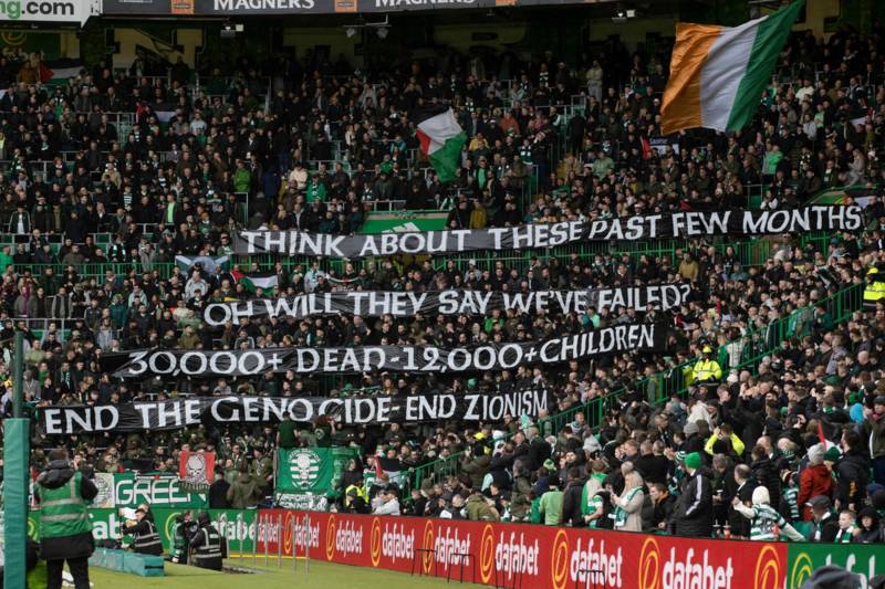 Celtic letter to Green Brigade after ‘unacceptable’ banner