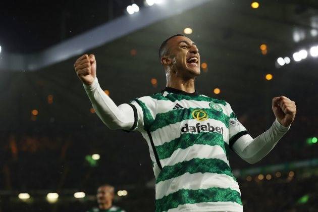 Adam Idah reacts after brilliant Celtic Park showing by Scottish Champions
