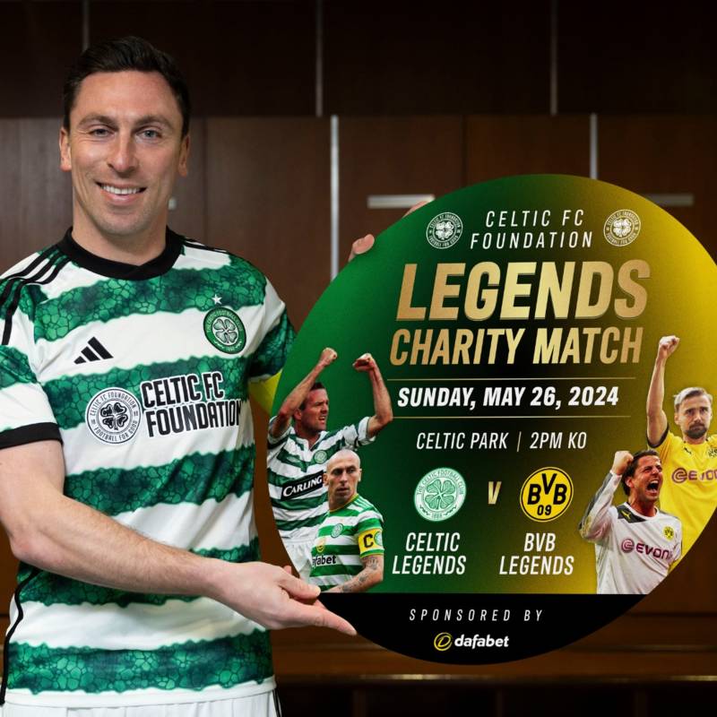 Ticket info for Foundation charity match: Celtic Legends v Borussia Dortmund Legends