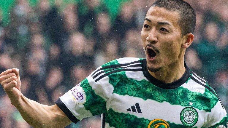 Maeda hat-trick helps Celtic beat Livingston in Scottish Cup